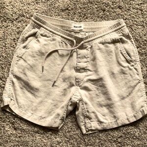 Men’s, Taylor Stitch, Small, Linen, khaki Shorts